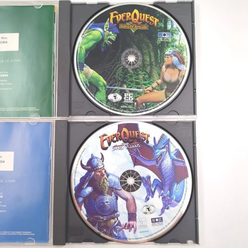 EverQuest: Ruins of Kunark & Scars of Velious PC Video Game Online MMORPG